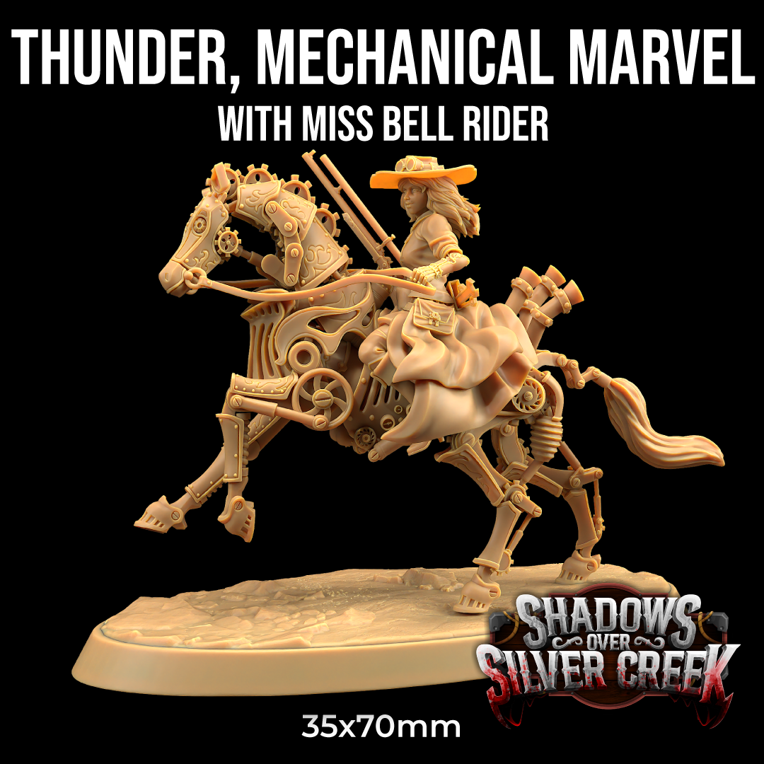 Thunder. Mechanical Marvel | PRESUPPORTED | Shadows Over Silver Creek